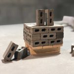 بلوک بتنی مینیاتوری B1 + پالت چوبی