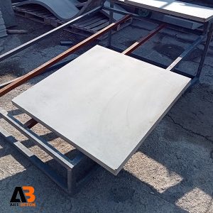 پنل بتنی 100×100 – نمای جلو با سطح صاف و طراحی مدرن