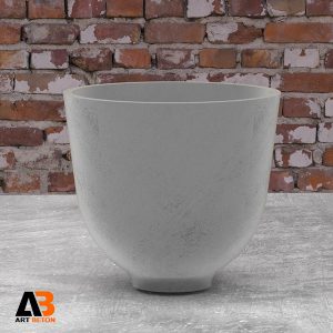 گلدان بتن اکسپوز آلامو سایز 48-17-43
