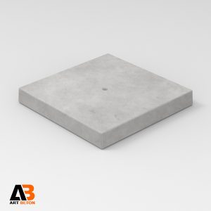 پایه پرچم بتنی مربع 40 در 40 ساده