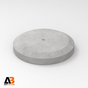 پایه پرچم بتنی قطر 40 طرح پخ دار