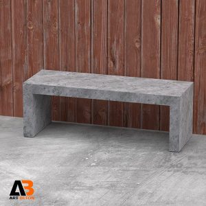 نیمکت بتن اکسپوز ساده سایز 45*45*130