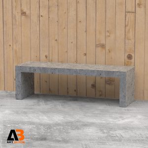 نیمکت بتن اکسپوز ساده سایز 45*45*150