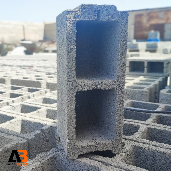 بلوک سیمانی 2 خانه عرض 15 سانتیمتر سبک بلوک سیمانی 2 خانه عرض 15 سانتیمتر سبک