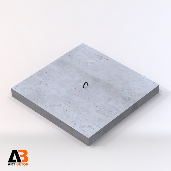 1000-1000-100 دال بتنی پیش ساخته 100-100 با ضخامت 10 سانتیمتر - Image 1